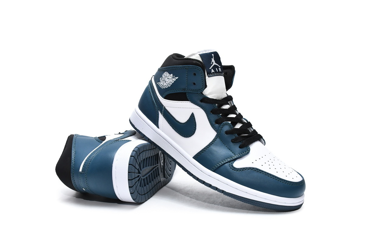 POP  Jordan 1 Mid Dark Teal, 554724-411