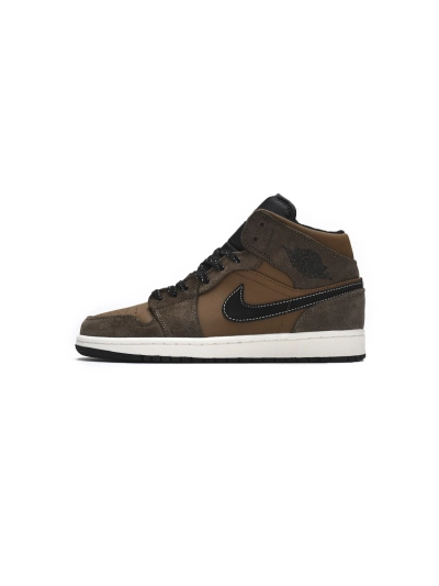 POP  Jordan 1 Mid SE Dark Chocolate, DC7294-200  02