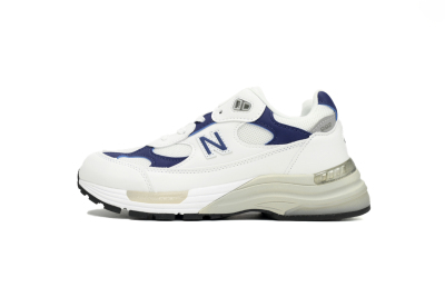 POP  New Balance 992 White Navy M992EC 01