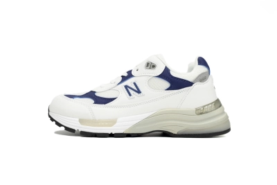 POP  New Balance 992 White Navy M992EC 01