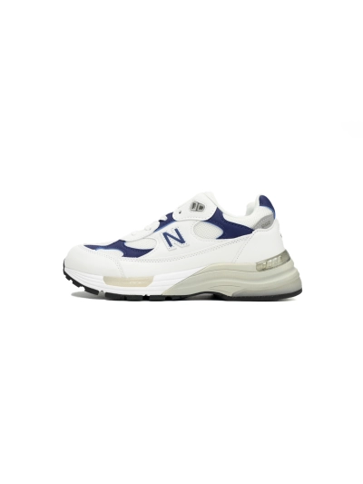 POP  New Balance 992 White Navy M992EC 01