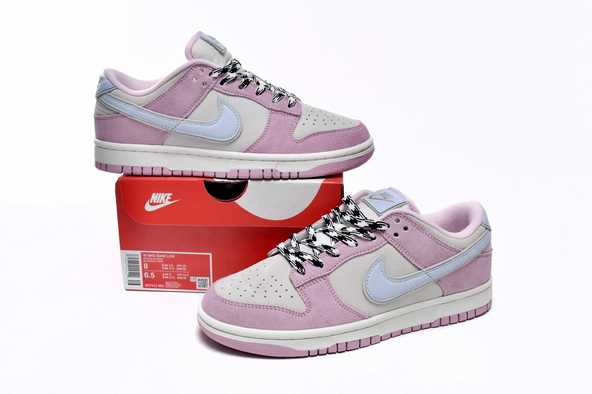 PKGoden  Dunk SB Low Pink Suede,D07412-901