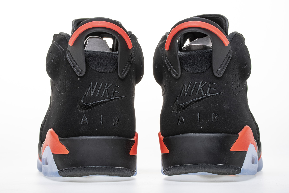 PK God Jordan 6 Retro Black Infrared (2019), 384664-060 the best replica sneaker 