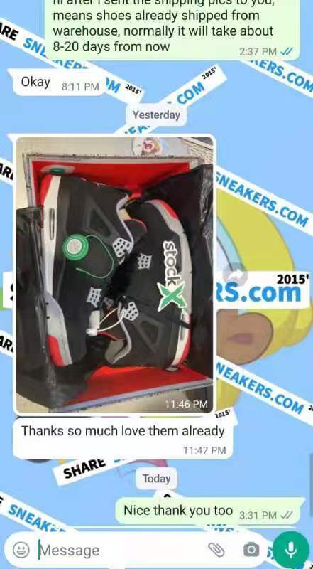 PKGoden Jordan 4 Retro Bred, 308497-060