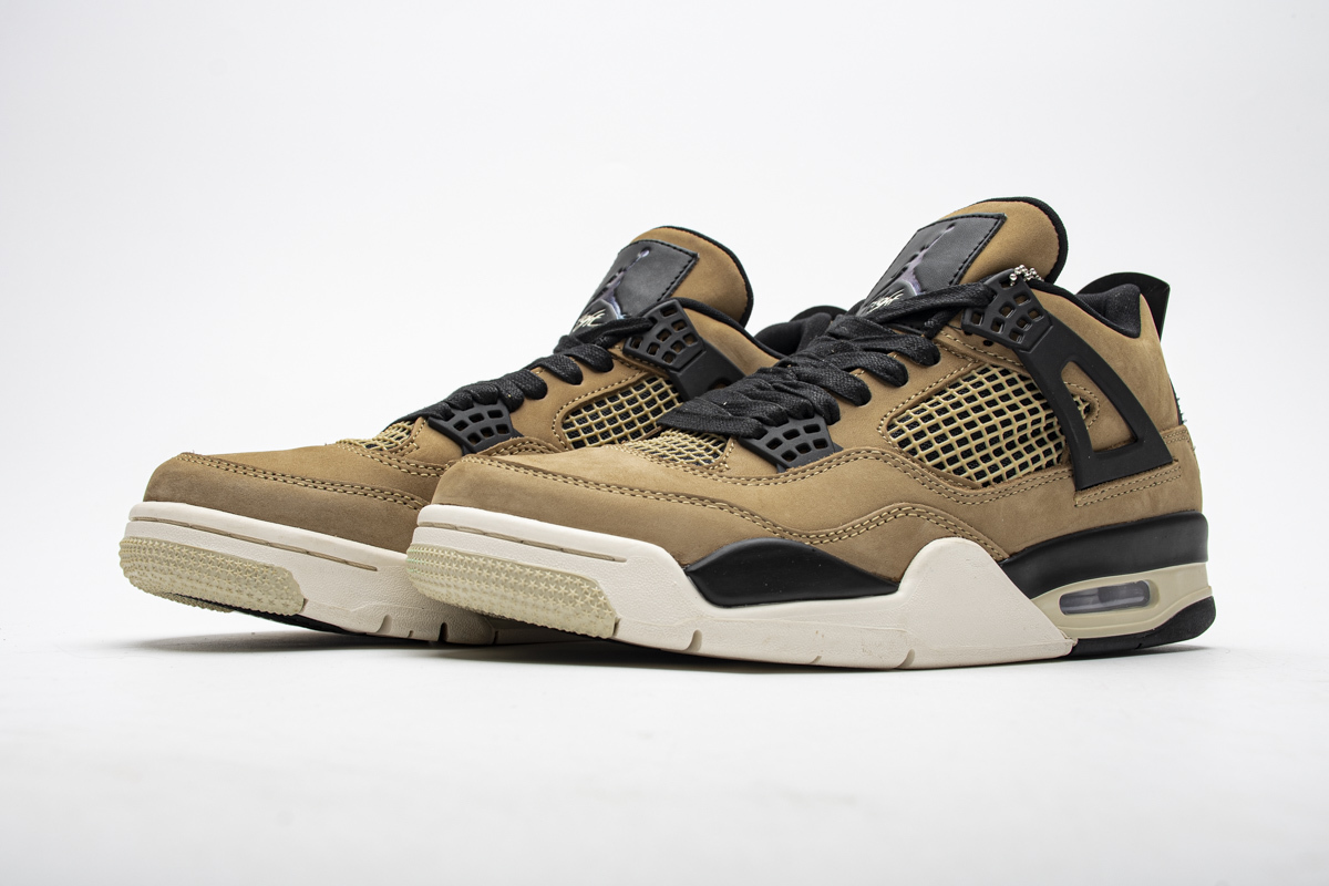 PK God Jordan 4 Retro Fossil (W), AQ9129-200 the best replica sneaker 