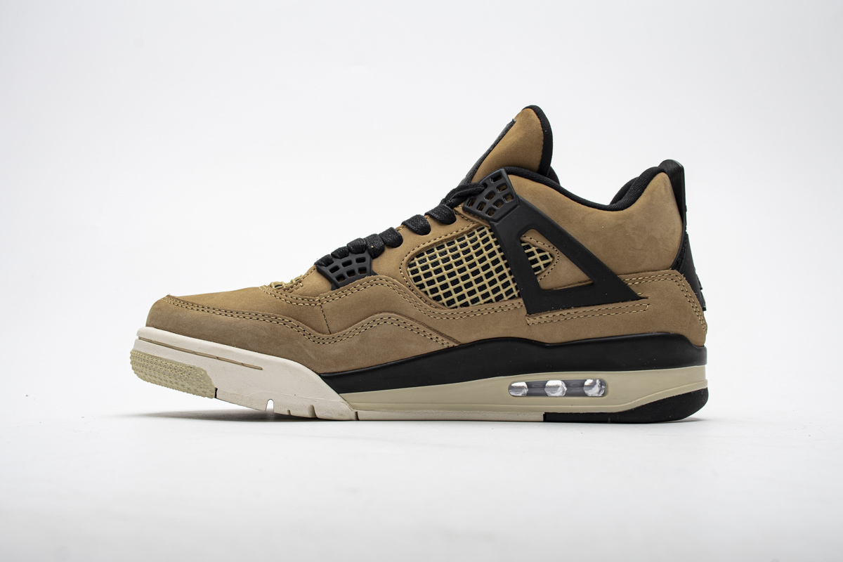 PK God Jordan 4 Retro Fossil (W), AQ9129-200 the best replica sneaker 