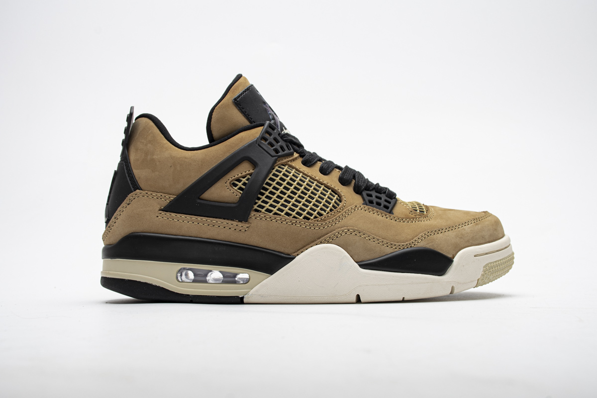 PK God Jordan 4 Retro Fossil (W), AQ9129-200 the best replica sneaker 