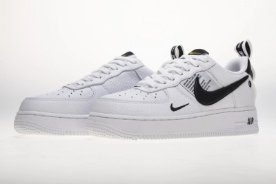 POP  Air Force 1 Low Utility White Black, AJ7747-100 01