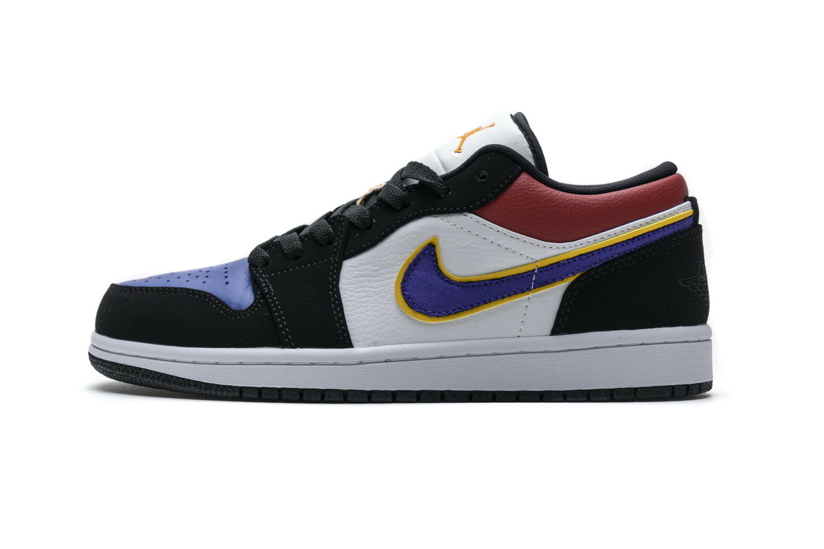 BootsMasterLin Jordan 1 Low Lakers Top 3, CJ9216-051 the best replica sneaker 