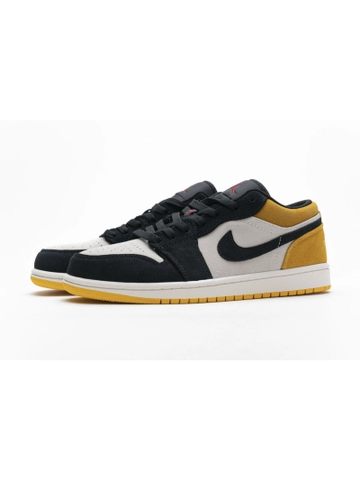 POP Jordan 1 Low Sail University Gold Black, 553558-127 01
