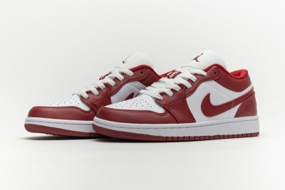 POP Jordan 1 Low Gym Red White,553558-611 01