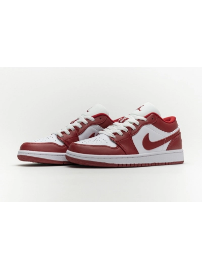 POP Jordan 1 Low Gym Red White,553558-611 01