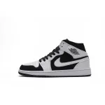  BootsMasterLin Jordan 1 Mid White Black (GS),554725-113 the best replica sneaker 