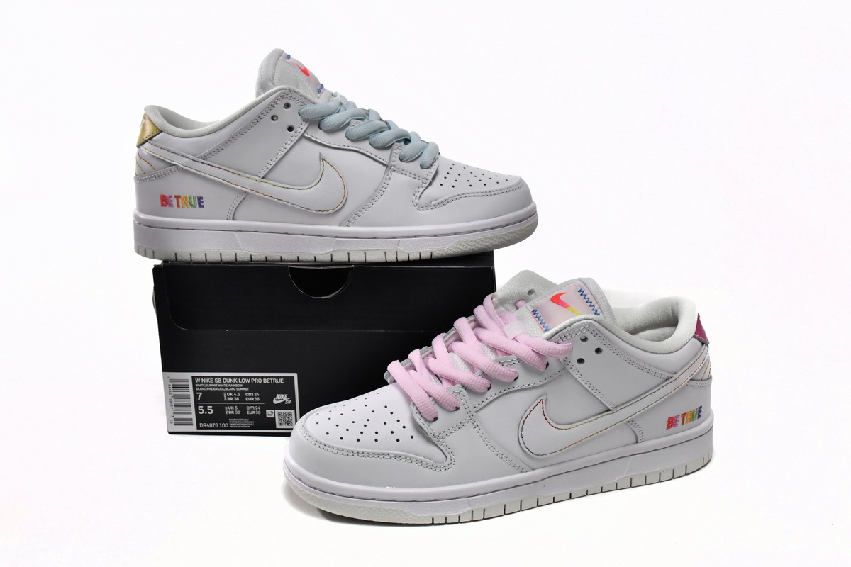 PKGoden  SB Dunk Low Pro Be True,DR4876-100