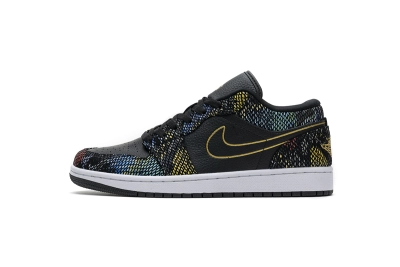 POP Jordan 1 Low Multicolor Snakeskin (W) (2020), CW5580-001 02