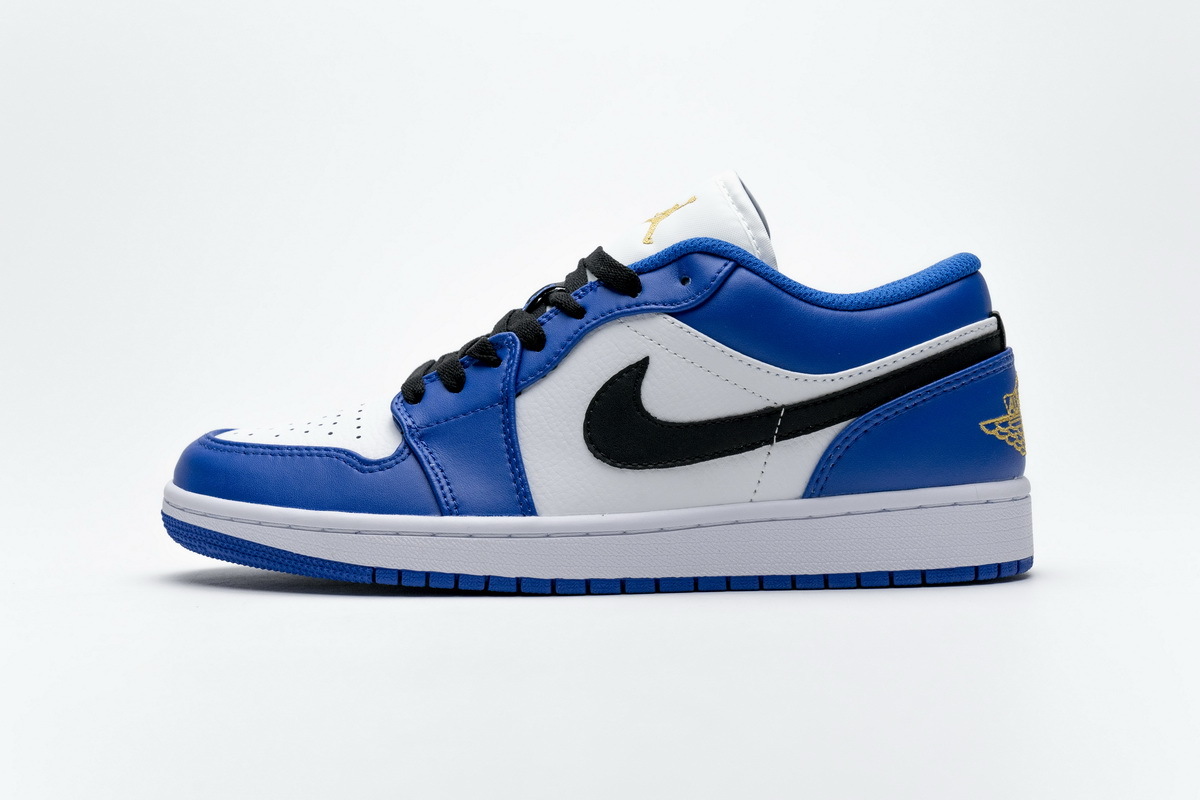  BootsMasterLin Jordan 1 Low Hyper Royal Orange Peel, 553558-401 the best replica sneaker 