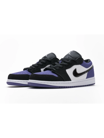 POP Jordan 1 Low Court Purple, 553558-125 01