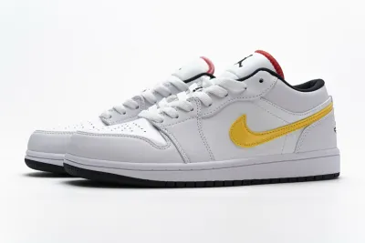 POP Jordan 1 Low White Multi-Color, CW7009-100 01