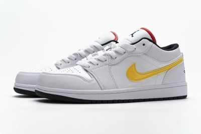 POP Jordan 1 Low White Multi-Color, CW7009-100 01