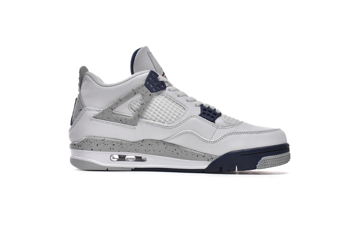 PKGoden Jordan 4 Retro White Midnight Navy, DH6927-140