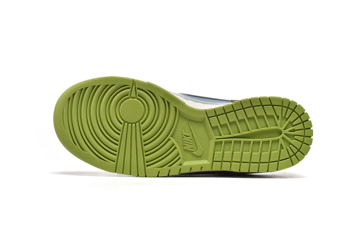 PKGoden  Dunk Low Brown Veail Sail Vivid Green,DV9108-71
