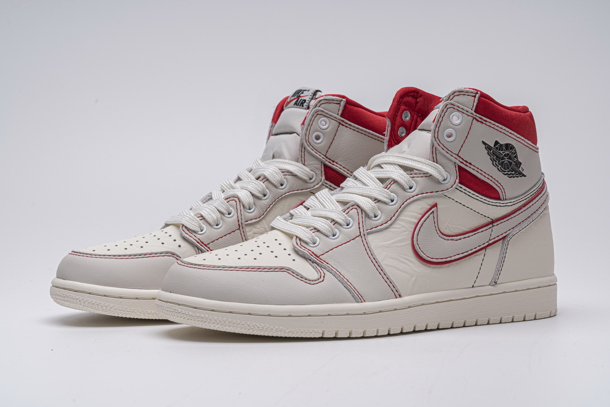 BootsMasterLin Jordan 1 Retro High Phantom Gym Red, 555088-160 the best replica sneaker 