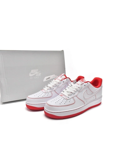 POP  Air Force 1 Low '07 White University Red , CV1724-100 01