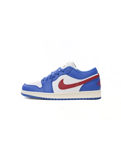 POP  Jordan 1 Low Sport Blue Gym Red  DC0774-416 01