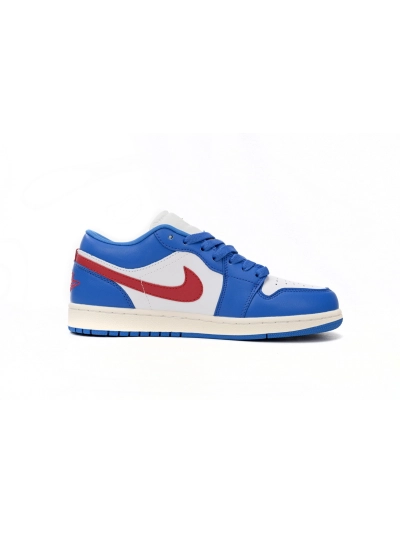 POP  Jordan 1 Low Sport Blue Gym Red  DC0774-416 02
