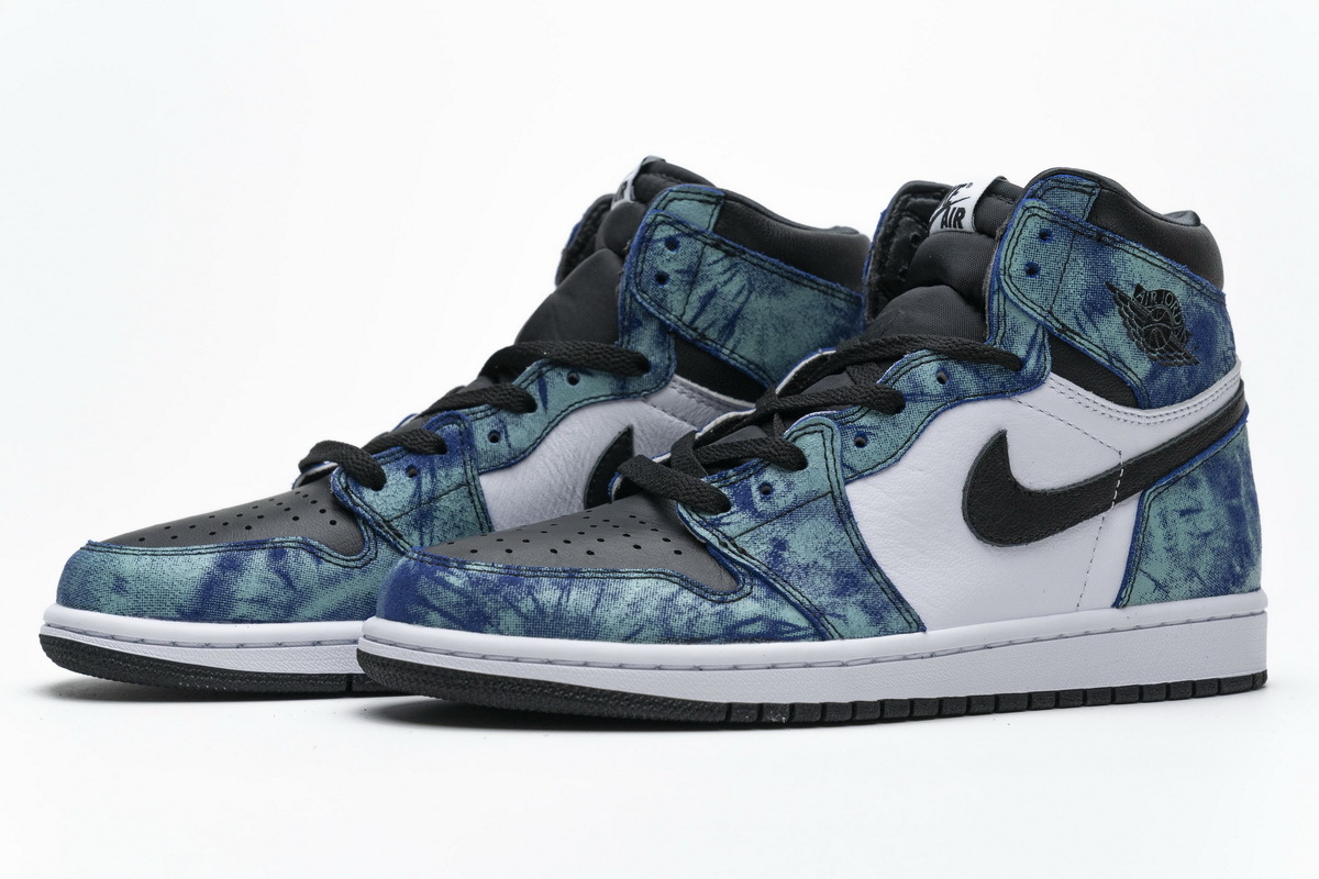 BootsMasterLin Jordan 1 Retro High Tie Dye, CD0461-100 the best replica sneaker 