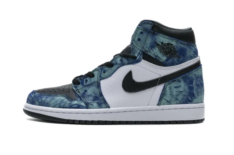 BootsMasterLin Jordan 1 Retro High Tie Dye, CD0461-100 the best replica sneaker 