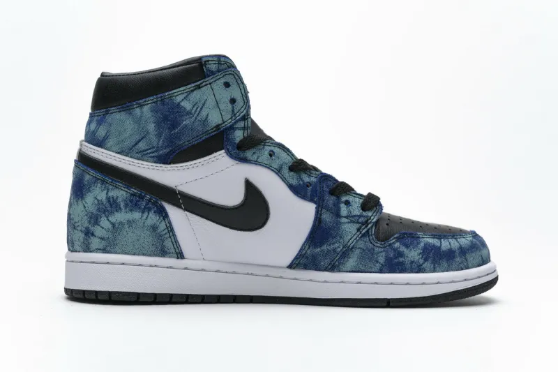 BootsMasterLin Jordan 1 Retro High Tie Dye, CD0461-100 the best replica sneaker 