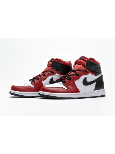 PKGoden  Jordan 1 Retro High Satin Snake Chicago, CD0461-601 02