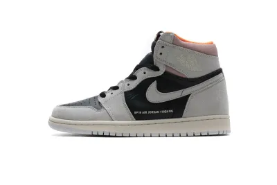 POP  Jordan 1 Retro High Neutral Grey Hyper Crimson, 555088-018 02