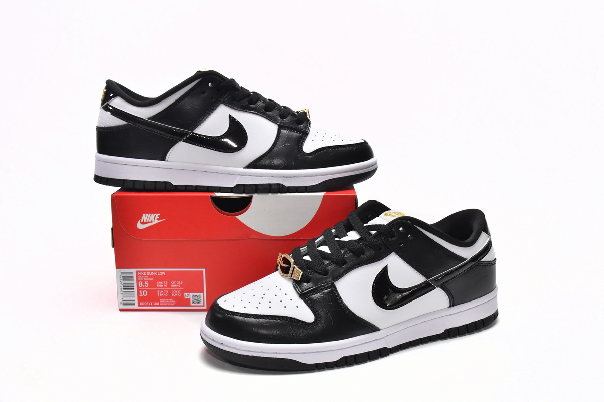 PKGoden  Dunk Low World Champs Black White, DR9511-100