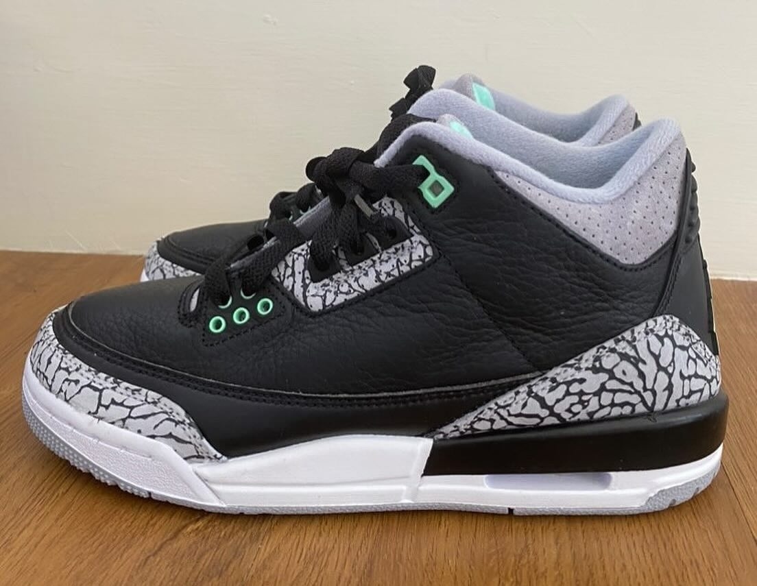 PKGoden  Jordan 3 Green Glow, 8532-031