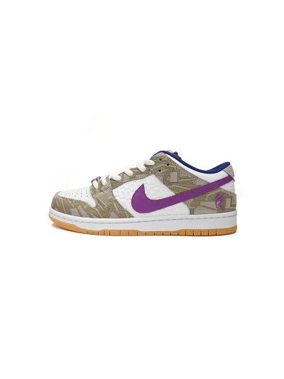 POP  Dunk SB Low Rayssa Leal × White Blue Purple, FZ5251-001 02
