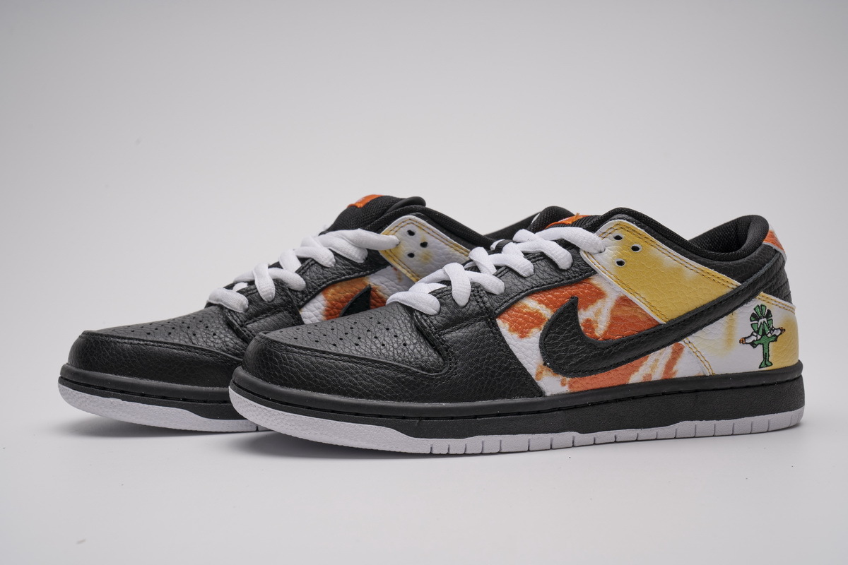 PK God Dunk SB Low Raygun Tie-Dye Black, BQ6832-001 the best replica sneaker 