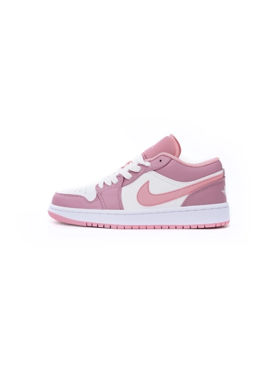 POP Jordan 1 Low Pink White 553560-616 02