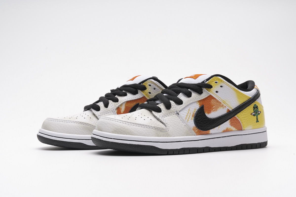 PK God Dunk SB Low Raygun Tie-Dye White,  BQ6832-101 the best replica sneaker 