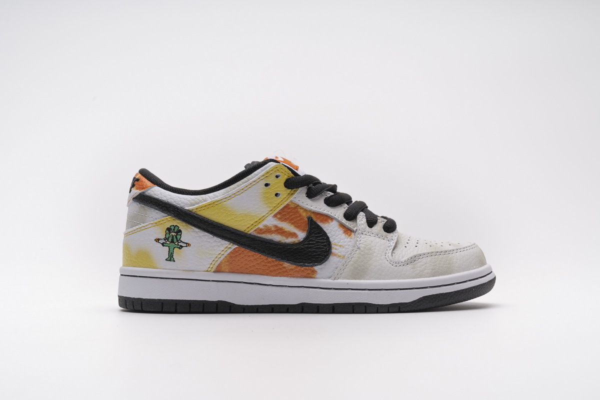 PK God Dunk SB Low Raygun Tie-Dye White,  BQ6832-101 the best replica sneaker 