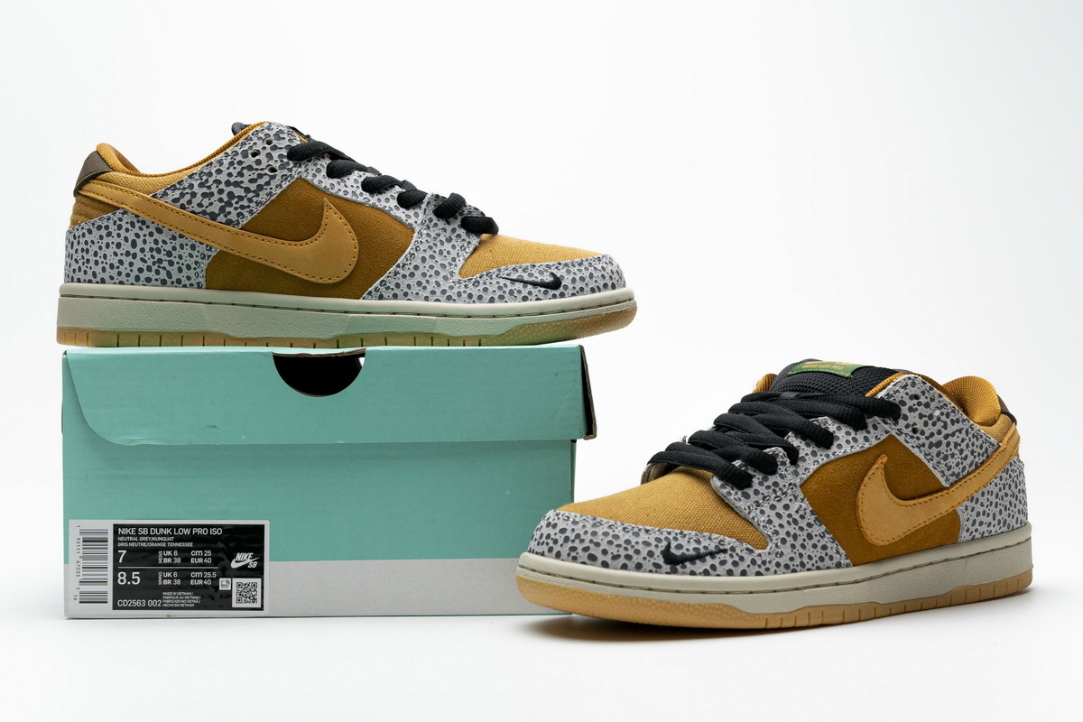 PK God  Dunk SB Low Safari, CD2563-002 the best replica sneaker 