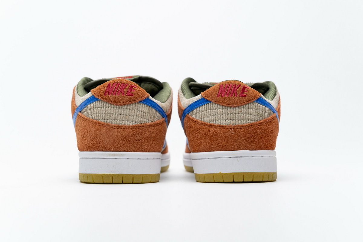 PK God Dunk SB Low Corduroy Dusty Peach, BQ6817-201 the best replica sneaker 