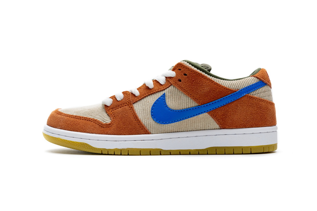 PK God Dunk SB Low Corduroy Dusty Peach, BQ6817-201 the best replica sneaker 