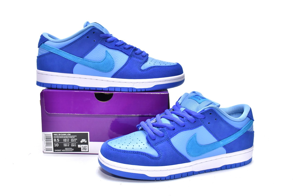 PKGoden  SB Dunk Low Blue Raspberry,  DM0807-400