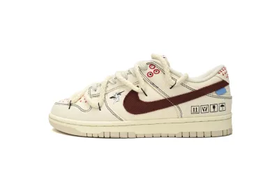 POP  Dunk SB Low Light Orewood Brown Sashiko, DV0834-100 02