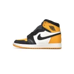 [Free Shipping] POP Jordan 1 High OG Yellow Toe,555088-711