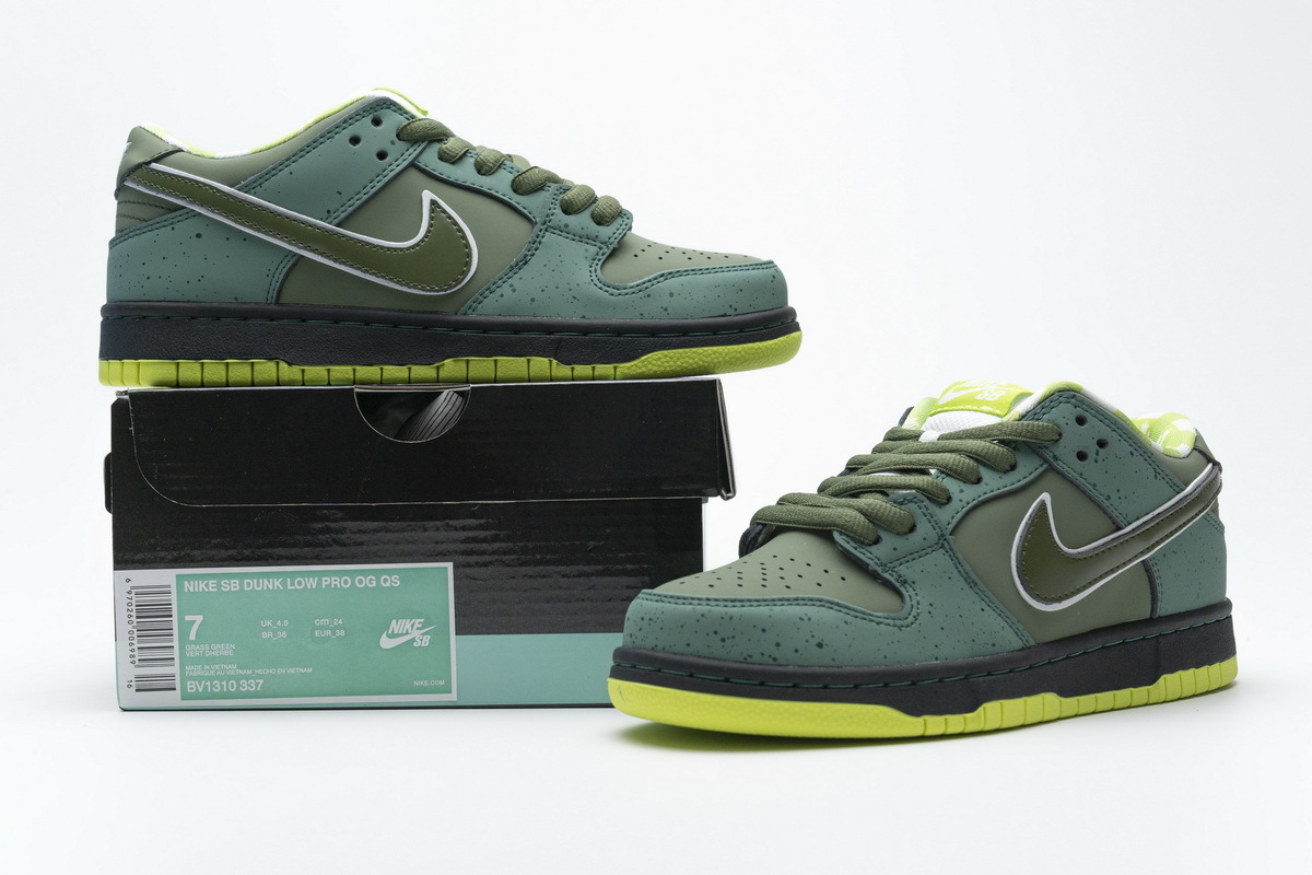 PK God Dunk SB Low Concepts Green Lobster  , BV1310 337  the best replica sneaker 