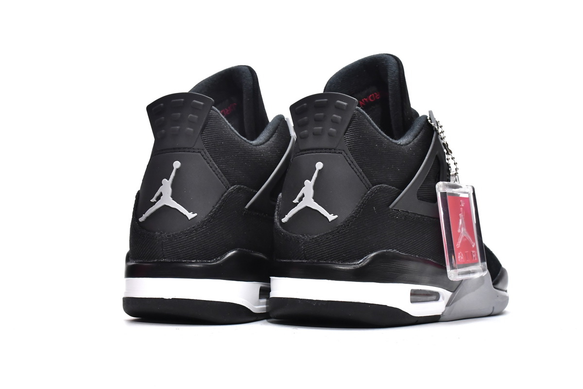 PKGoden Jordan 4 Retro Black Canvas, DH7138-006