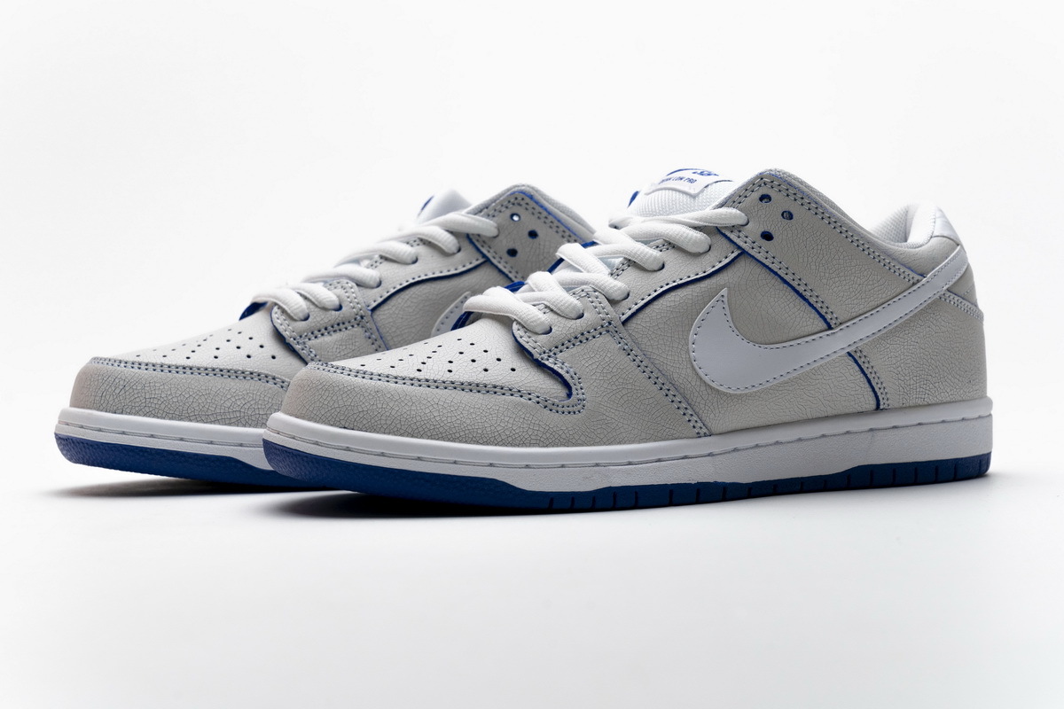 PK God Dunk SB Low Premium White Game Royal ,  CJ6884-100 the best replica sneaker 